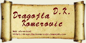 Dragojla Komerović vizit kartica